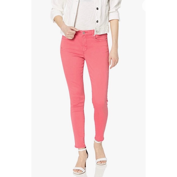 Ella Moss Denim - ELLA MOSS high rise pink skinny ankle jeans sz 29